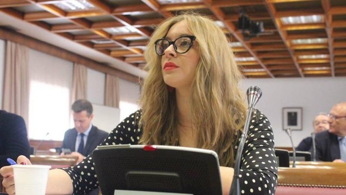 La senadora leonesa del PP Esther Muñoz.