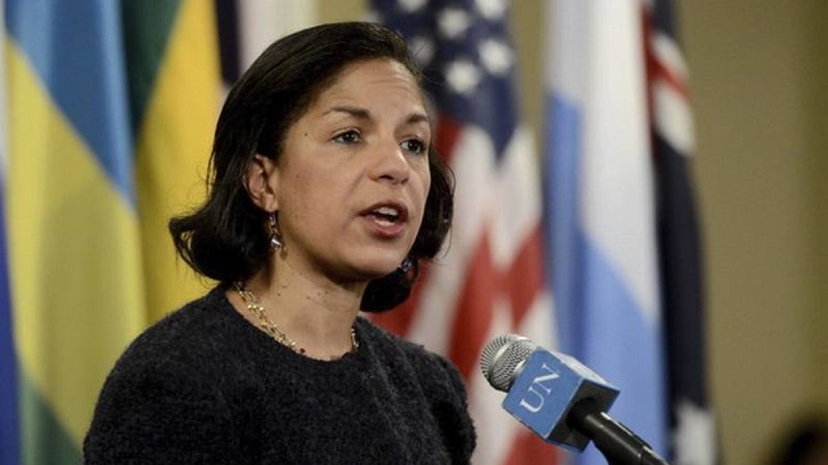 La asesora de Seguridad Nacional de la Casa Blanca, Susan Rice, en una rueda de prensa en el Consejo de Seguridad de la ONU, en marzo del 2013.