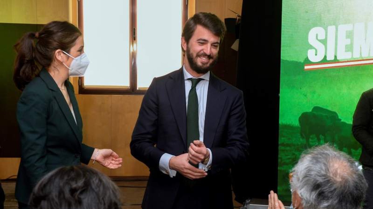 García-Gallardo, en un acto de Vox. NACHO GALLEGO