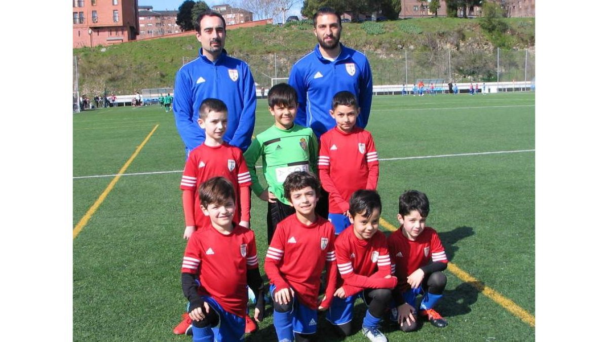Equipo del San Ignacio de categoría prebenjamín.