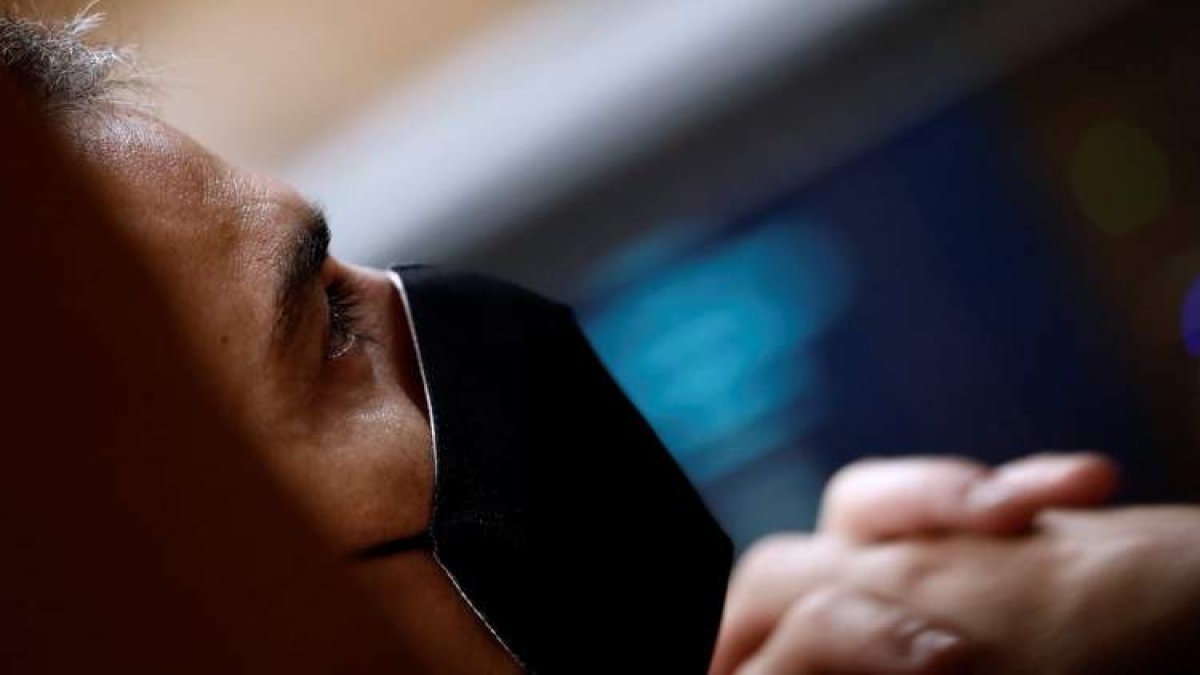 El presidente del Gobierno, Pedro Sánchez, este viernes en el Congreso. MARISCAL