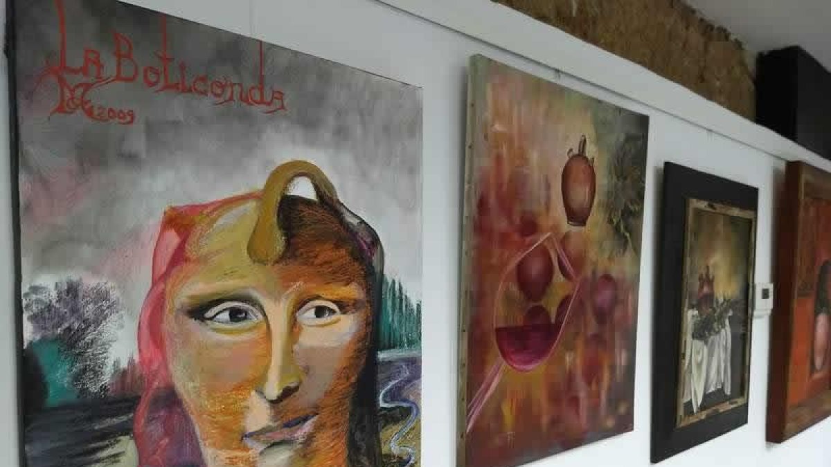La 'Boticonda', en la zona dedicada a la pintura de la nueva sala de exposiciones. MEDINA.