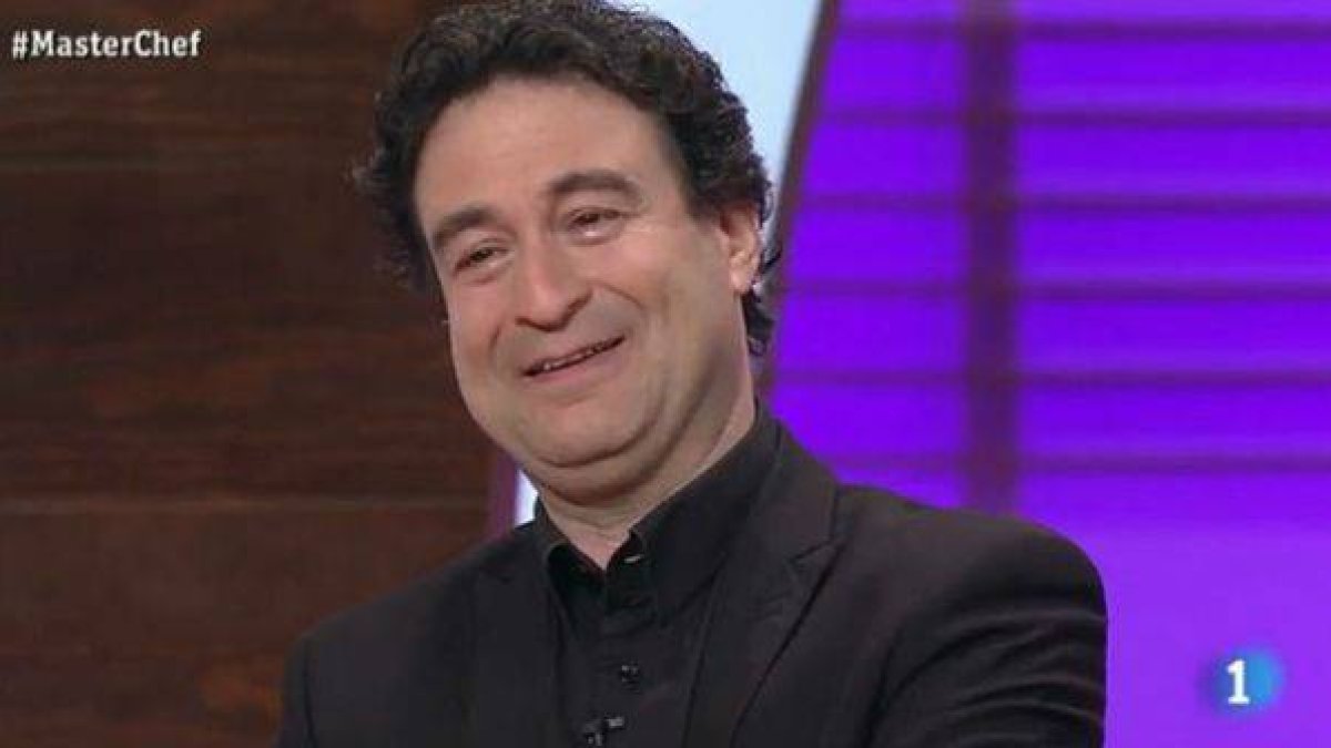 Pepe Rodríguez, emocionado, en 'Masterchef'.