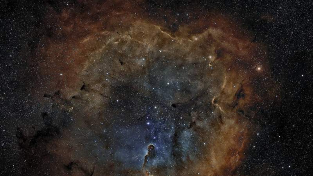 La imagen de la constelación de Cefeo que fue seleccionada por la Nasa. CÉSAR BLANCO