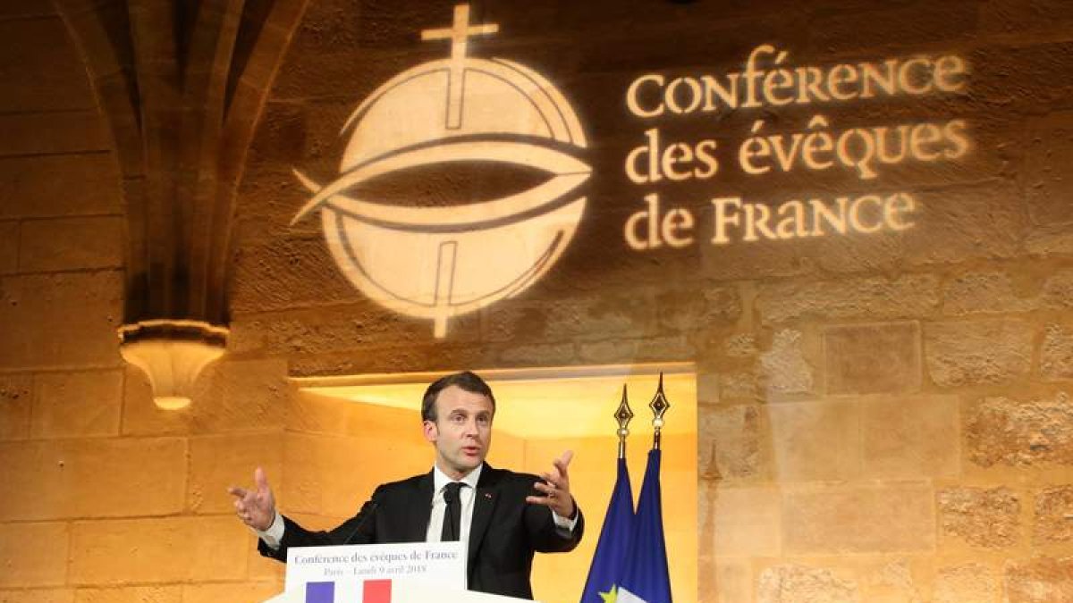 El presidente francés, Emmanuel Macron, dejó entrever un próximo ataque. LUDOVIC MARIN