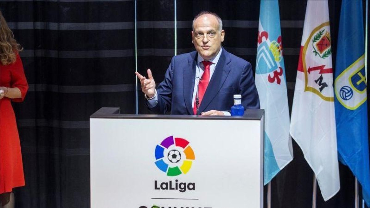 Javier Tebas, presidente de LaLiga.