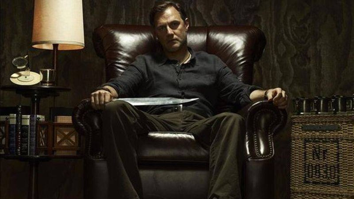 El actor David Morrissey, en la serie 'The walking dead'.