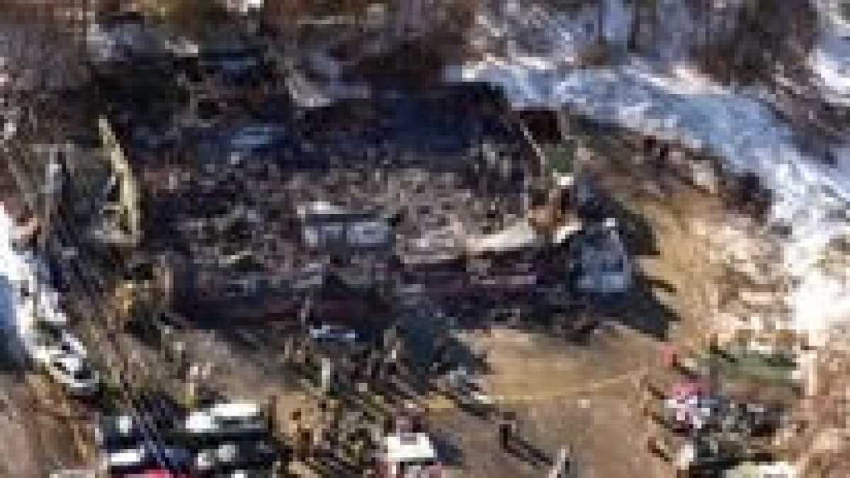 La discoteca «The Station» quedó completamente destruida tras el incendio
