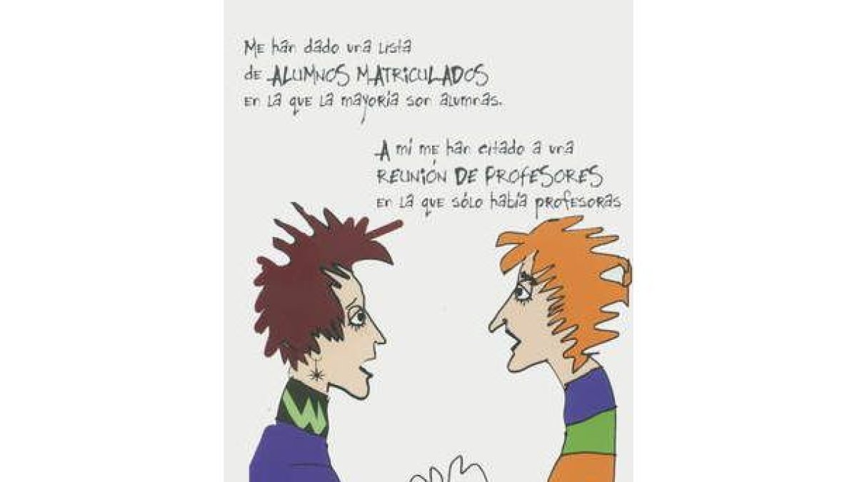 Uno de los paneles de la exposición.