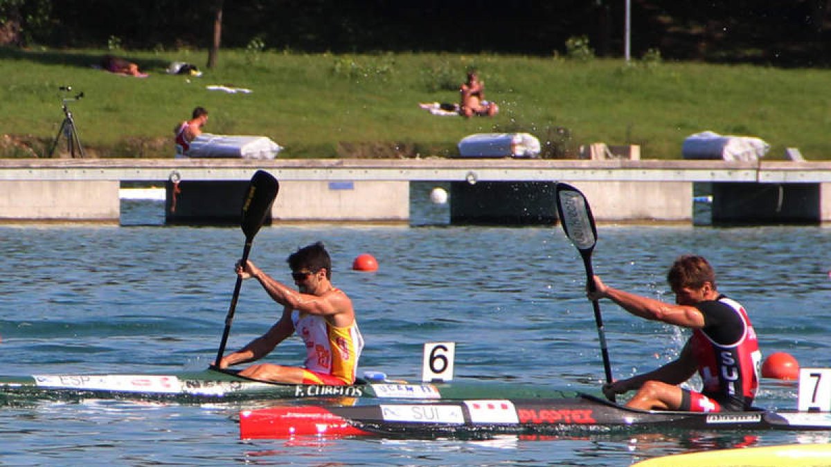 Cubelos no pudo meterse en la final del K1-1000 del Mundial.