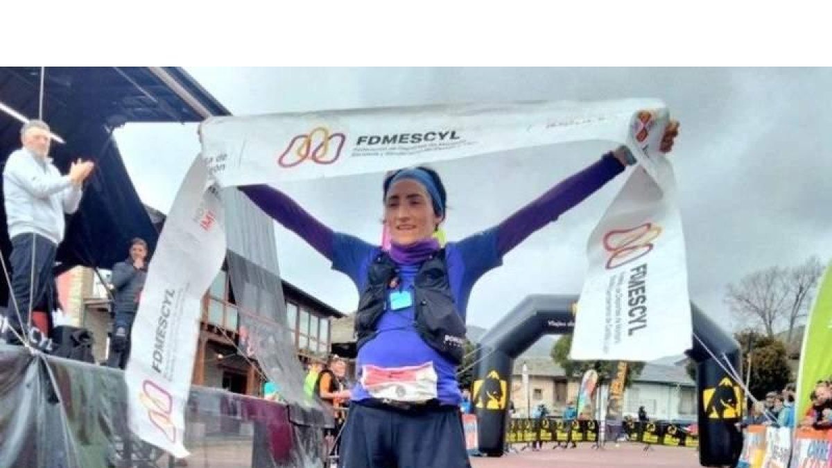 Oihana Kortazar y Álvaro González hicieron buenos los pronósticos y se apuntaron el triunfo en la Ultra de la Carrera Alto Sil. ALTO SIL