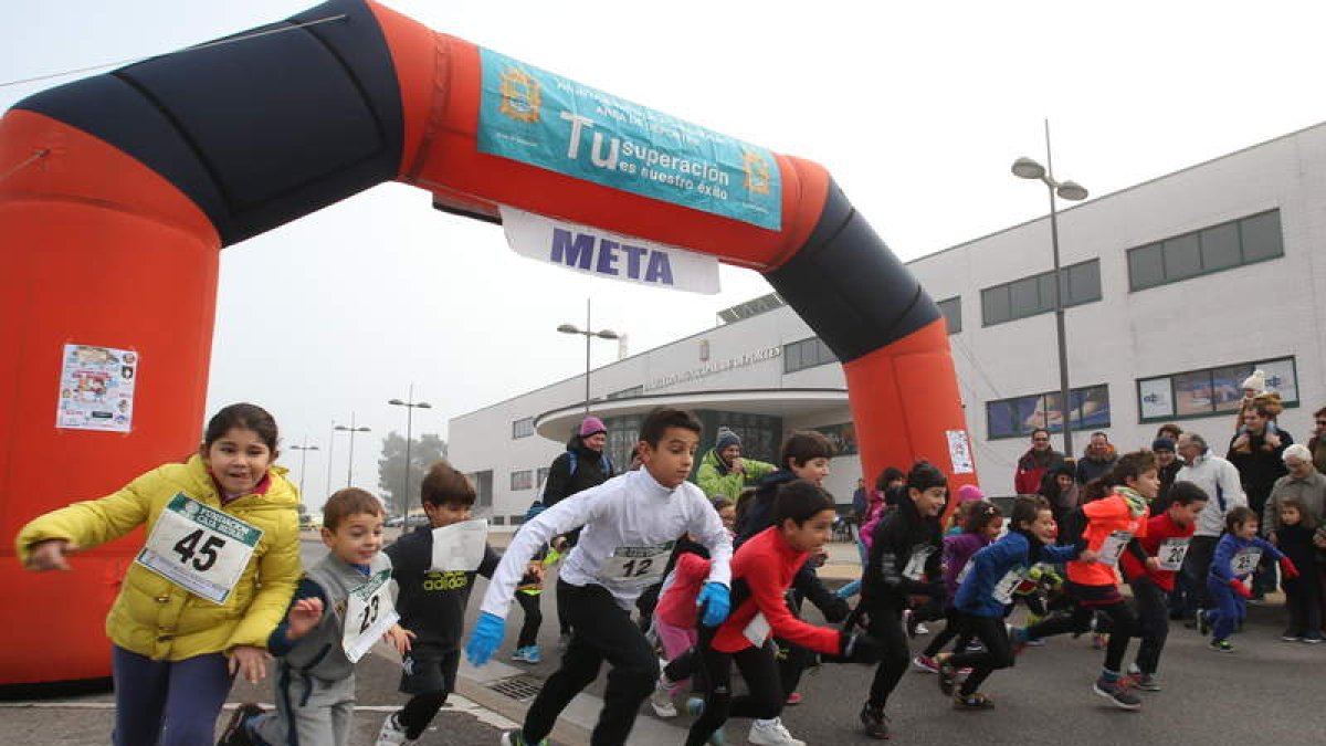 Prueba infantil dentro de la Carrera de la Solidaridad.