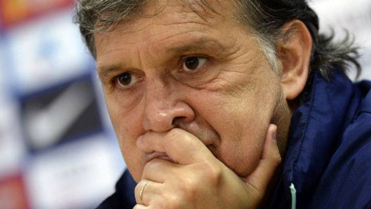 Martino, durante la rueda de prensa.