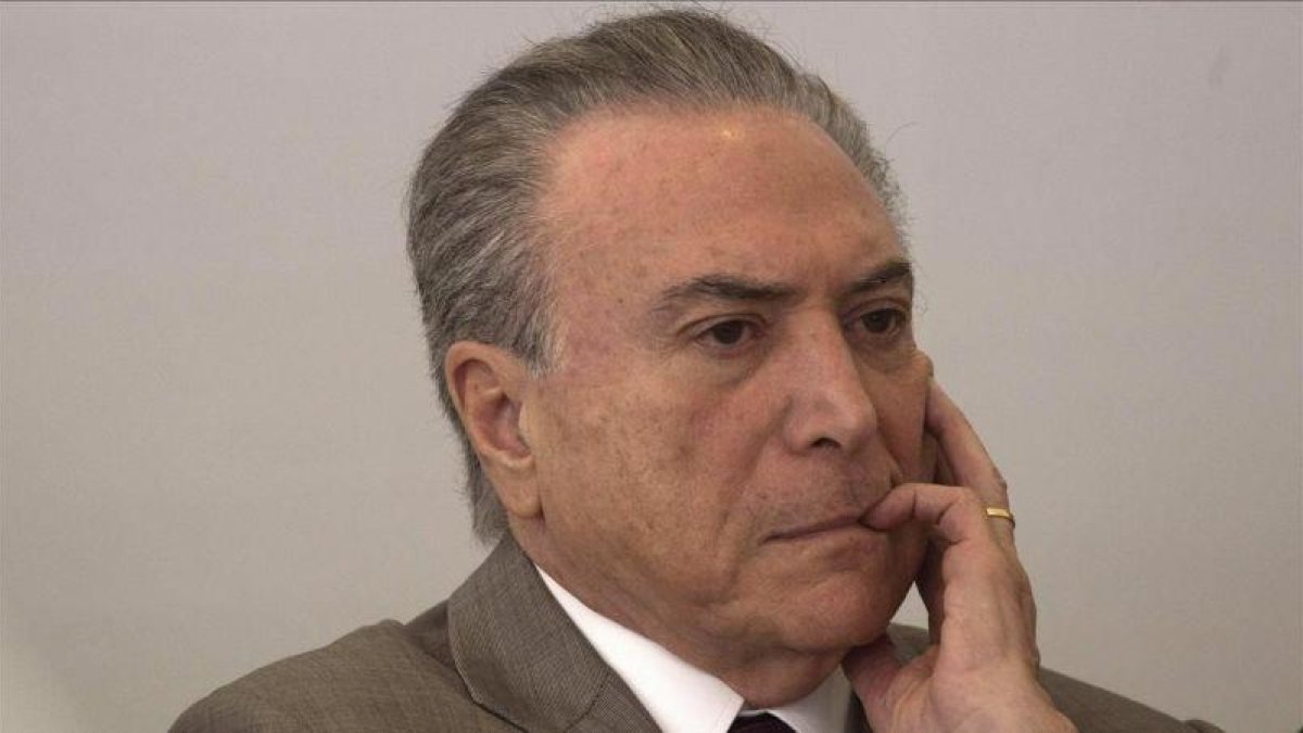 El presidente de Brasil, Michel Temer.
