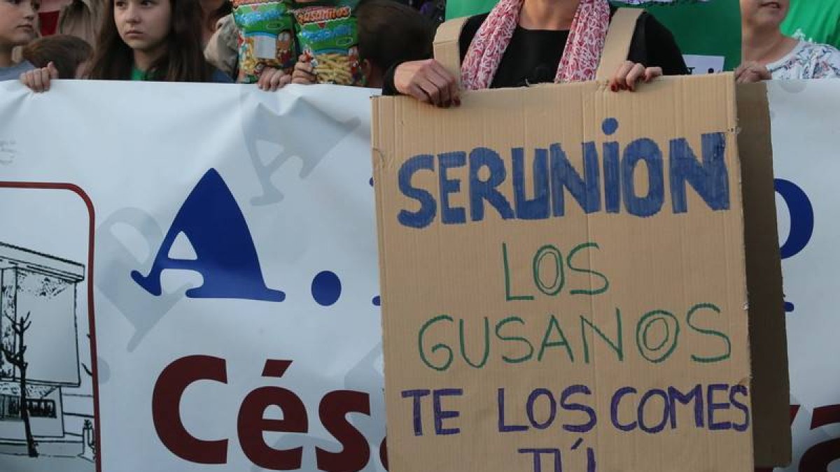Protesat contra Serunión en octubre del año pasado