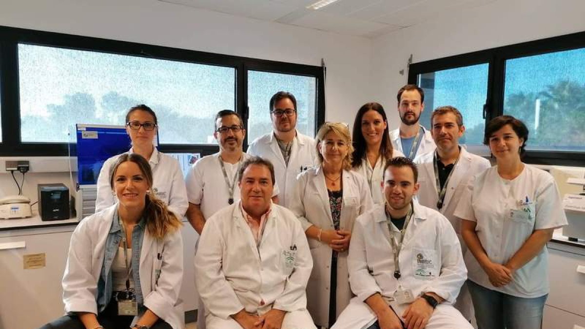 El grupo Ciberinfec, en el Imibic. CIBER