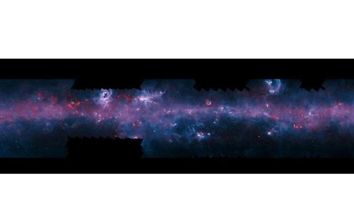 Imagen de la Vía Láctea desde el hemisferio sur obtenida con el telescopio APEX.