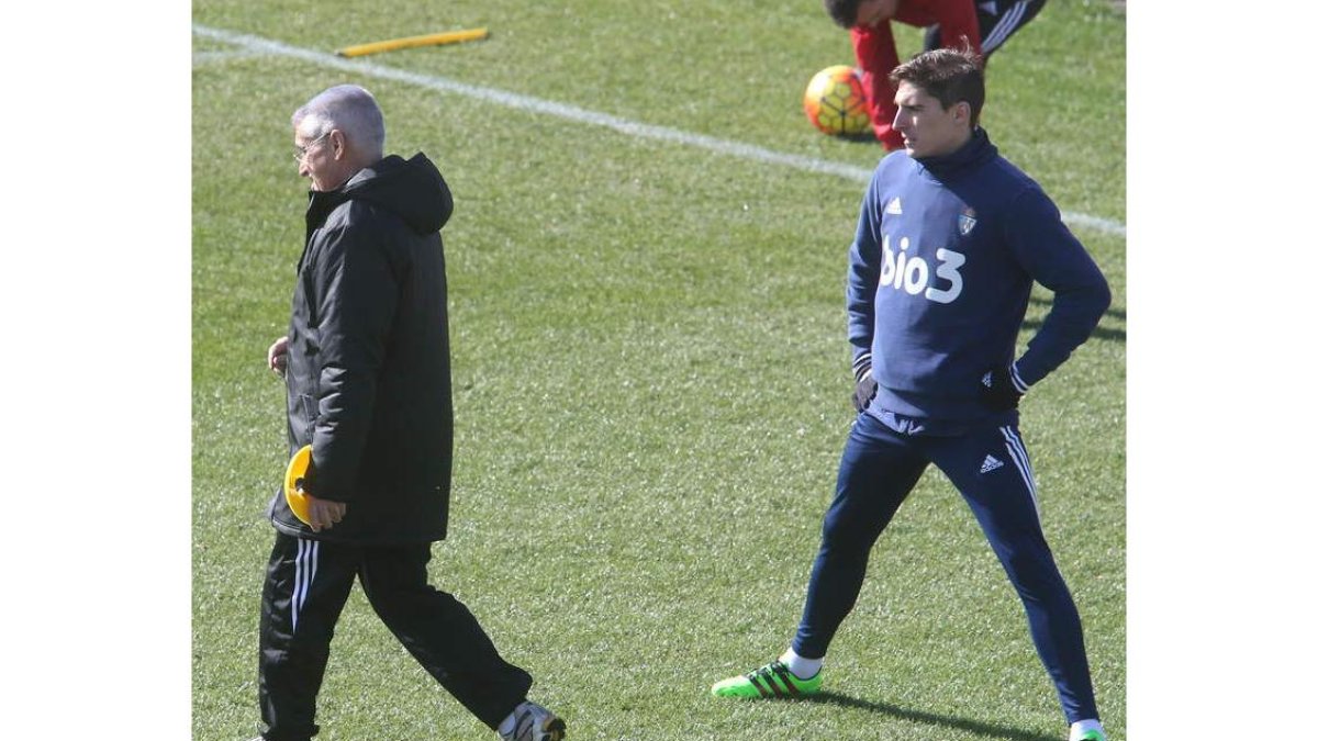 Fabri no podrá contar con Berrocal hasta el partido contra el Real Zaragoza el 1 de mayo. L. DE LA MATA