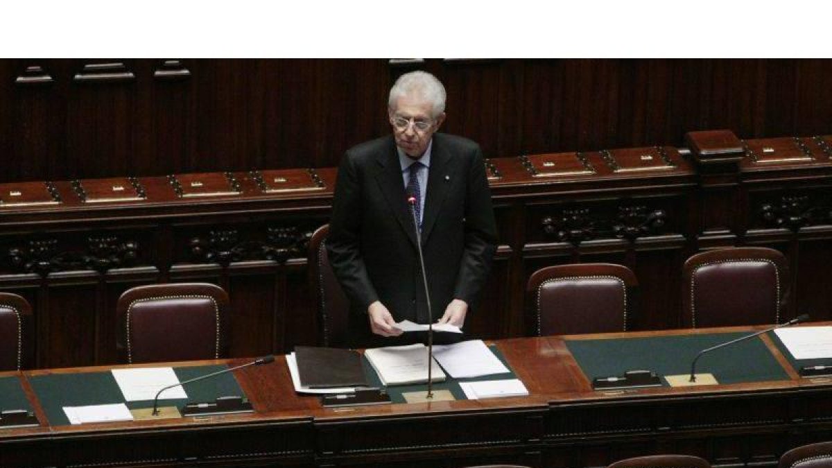 El nuevo primer ministro italiano, Mario Monti.