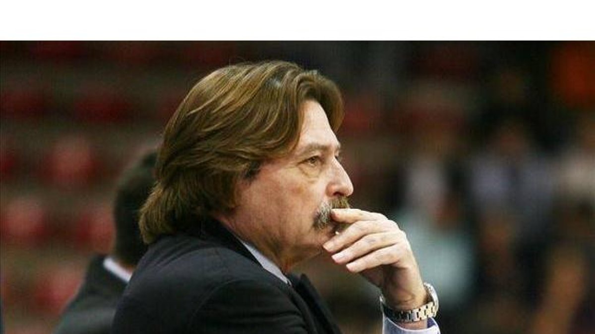 Manel Comas, durante un partido.