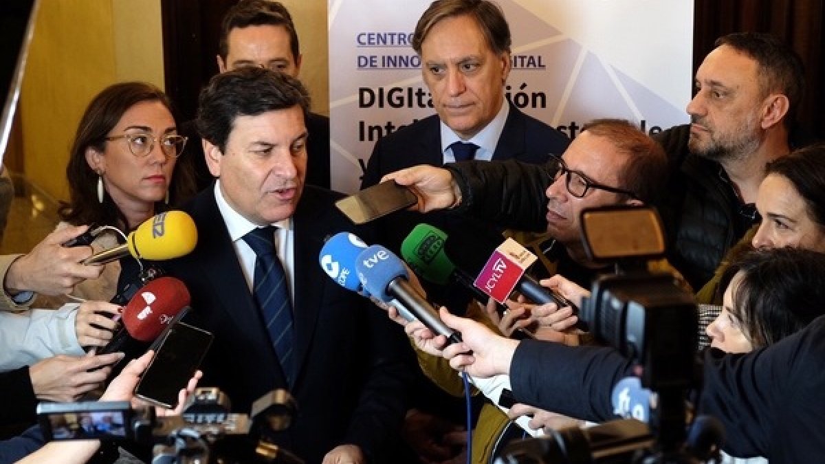 Carlos Fernández Carriedo responde a Yolanda Díaz. JESÚS FORMIGO