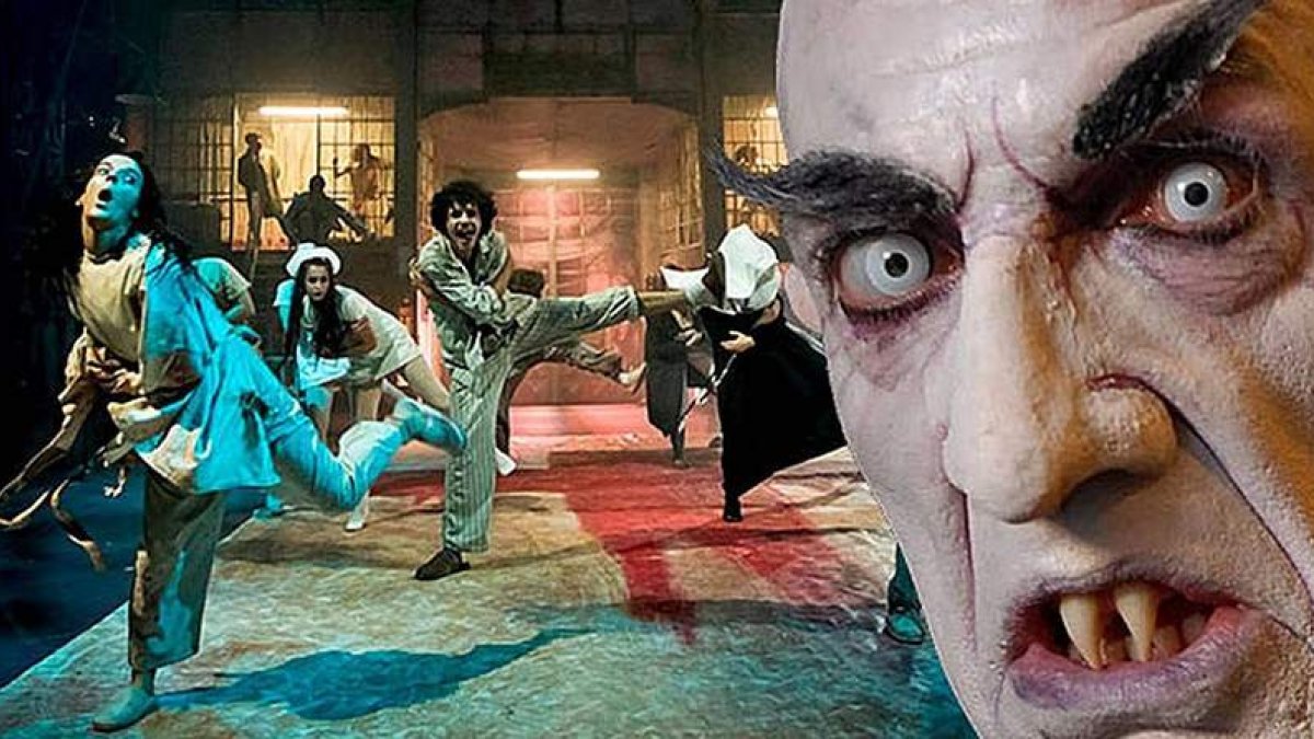 Suso Silva, convertido en Nosferatu, es el alma del nuevo espectáculo del Circo de los Horrores, ‘Manicomio’.