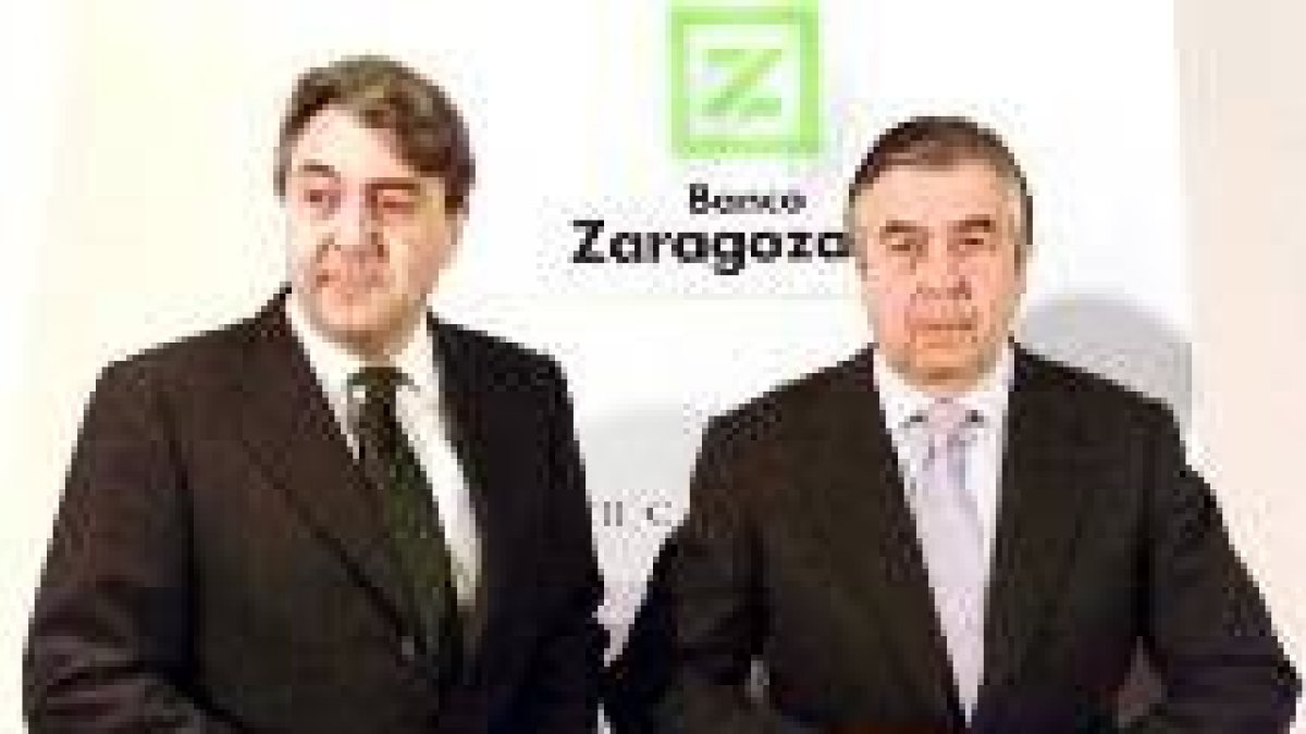 Alberto Cortina y Alberto Alcocer cuando eran copresidentes del Banco Zaragozano