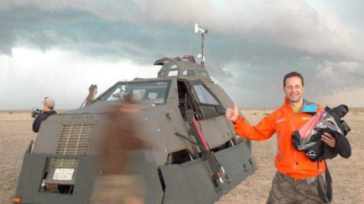 Aspecto del vehículo blindado que pesa 6.500 kilos.
