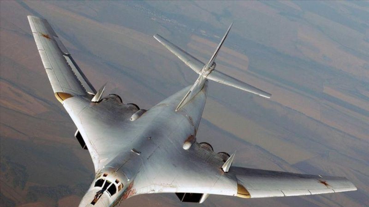 Bombardero ruso Tupolev 160.