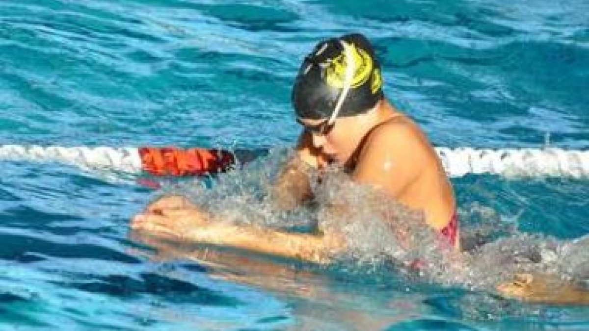 Irene López, en una prueba de la presente temporada.