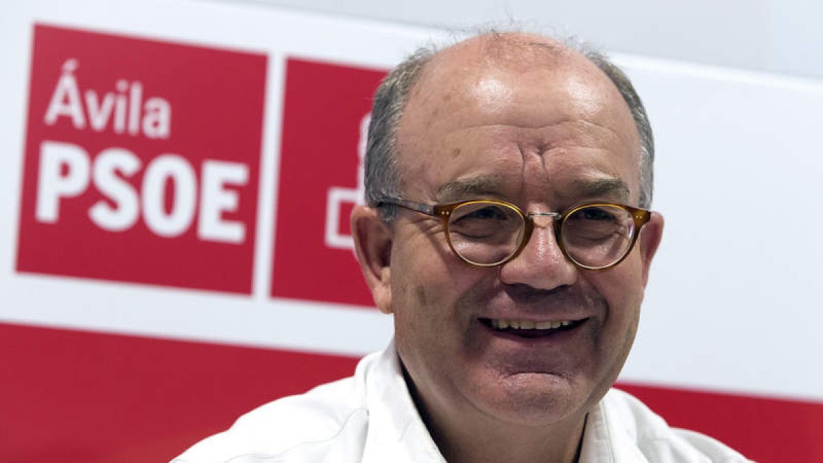Jesús Caro es el nuevo secretario general de los socialista abulenses. RAÚL SANCHIDRIÁN