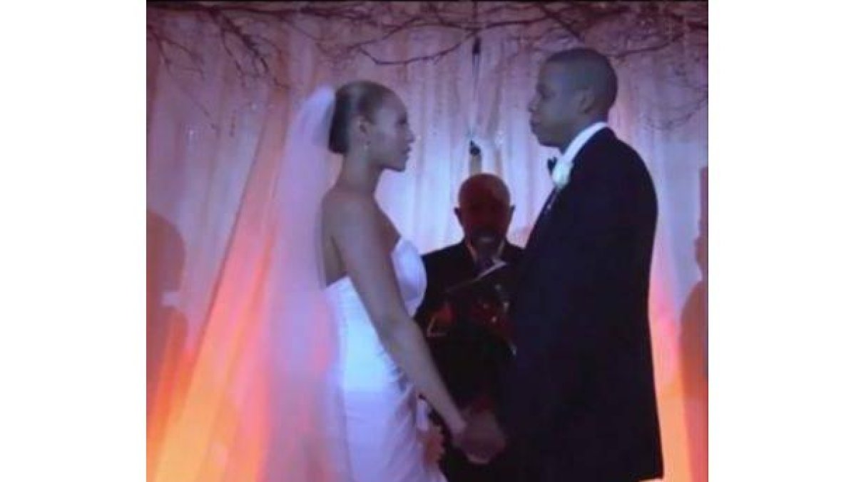 Boda de Beyoncé y Jay Z.