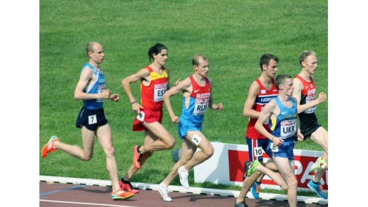 Aláiz fue el mejor atleta español en la jornada de ayer.