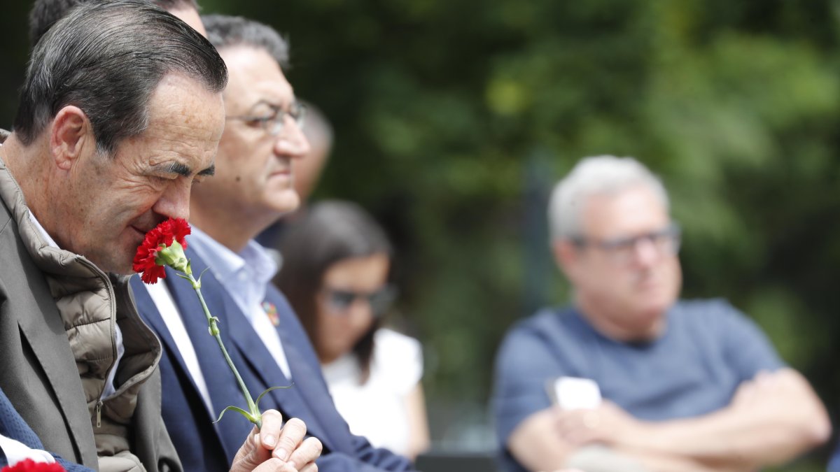 José Bono, en el acto de campaña del PSOE en Ponferrada. ANA F. BARREDO