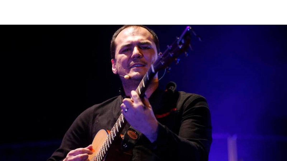 Ismael Serrano ayer en León
