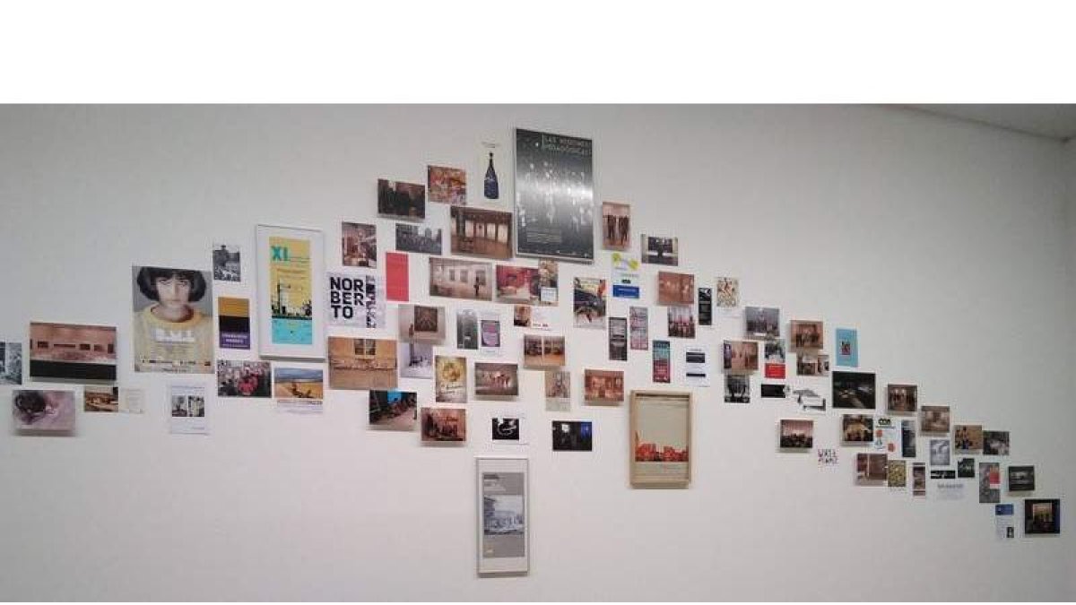Uno de los puntos que recoge diferentes trabajos que forman la exposición ‘Imágenes’. DL