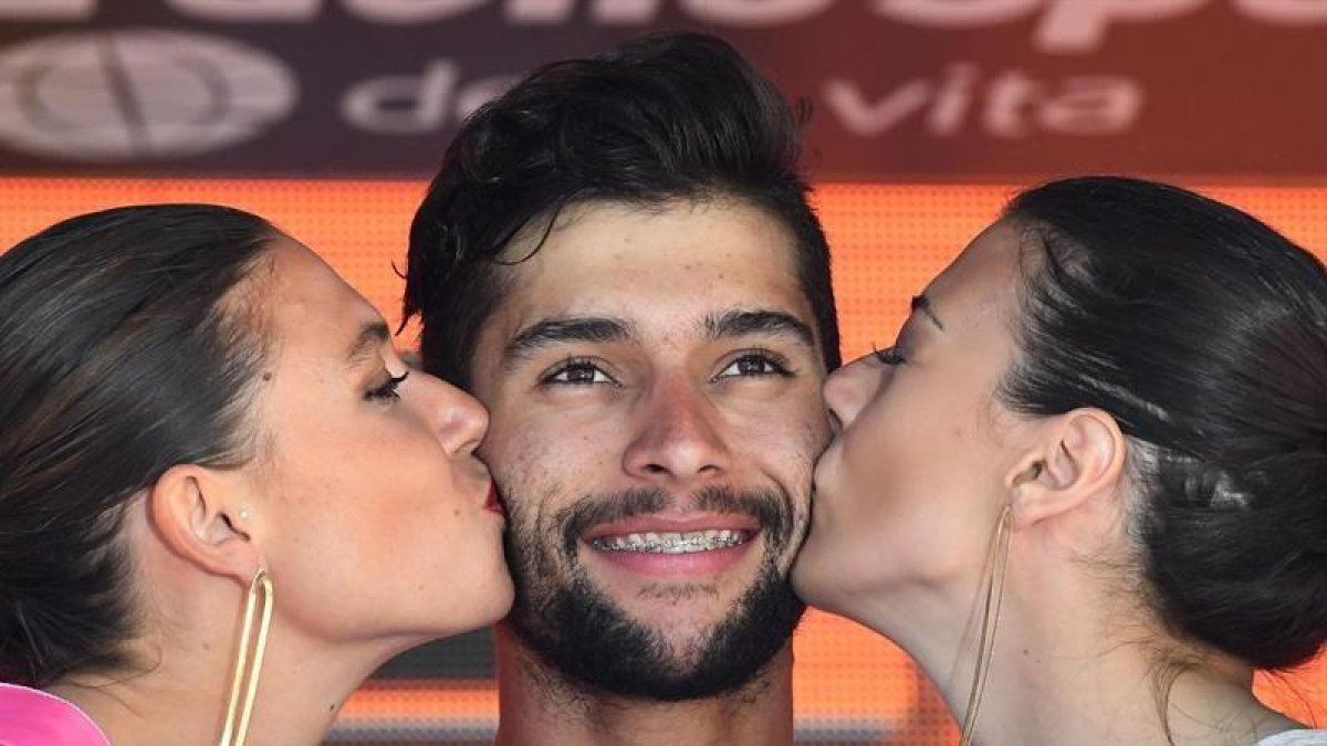 Gaviria en el podio.