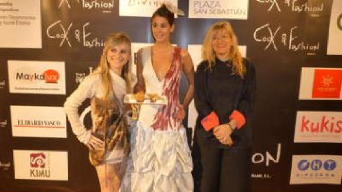 María Lafuente presentó en San Sebastián su propuesta para Cook&Fashion.
