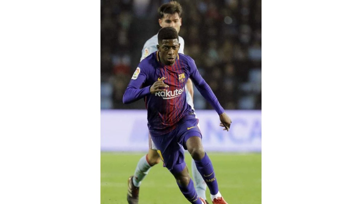 Dembelé podría volver a tener minutos ante el Celta en la Copa del Rey. LAVANDERIRA JR