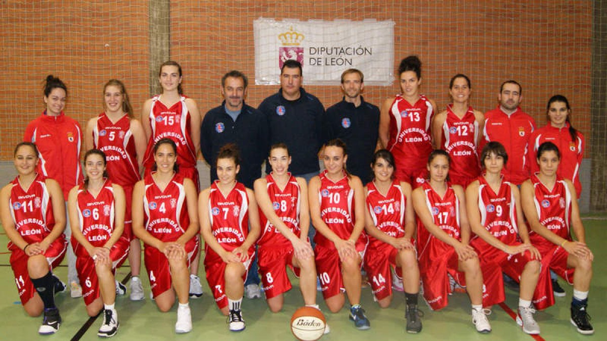 Formación del Universidad de León que milita en el grupo A de la 1.ª División Nacional Femenina.