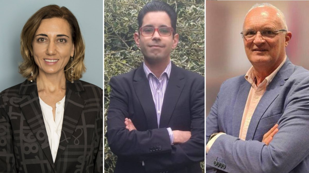 Alicia Gallego (UPL), Marcos Montiel (PSOE), Eloy Bailez (PP). DL