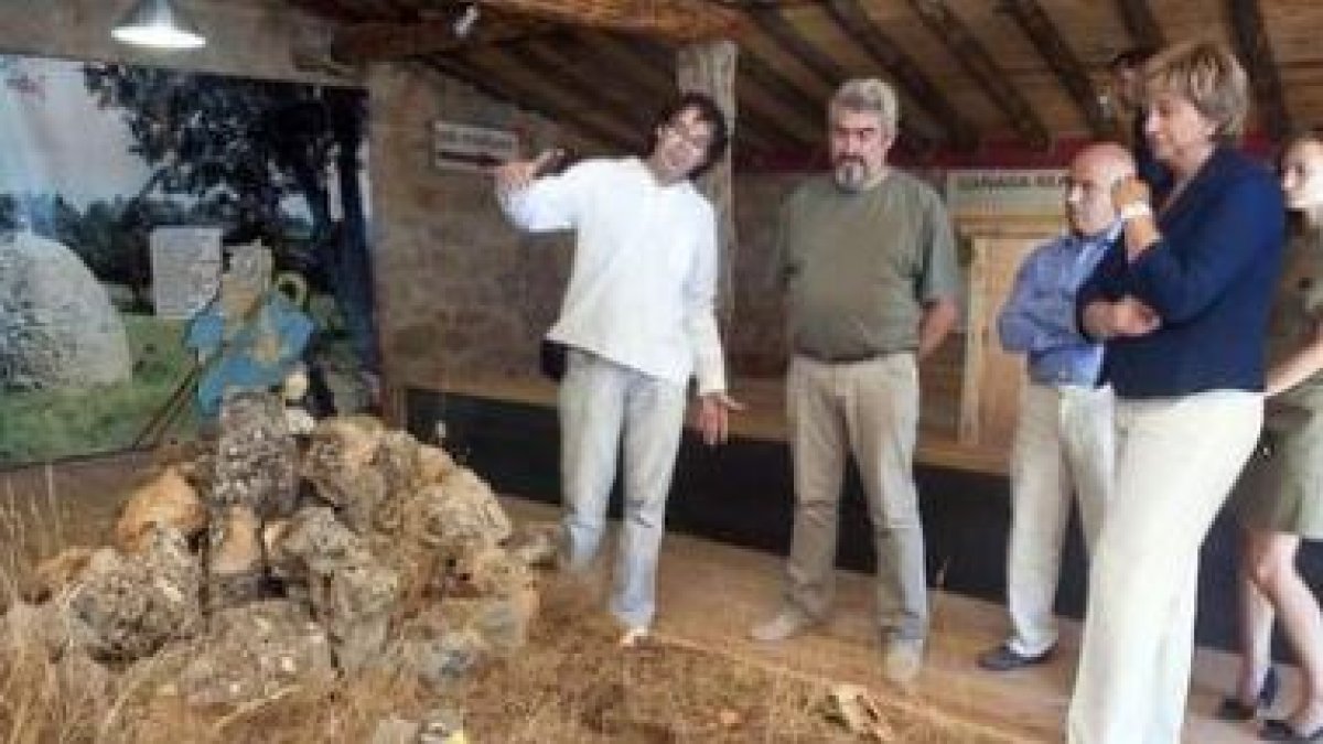 Ruiz presentó ayer en Caleruega, Burgos, el Centro de Interpretación de Las Loberas.
