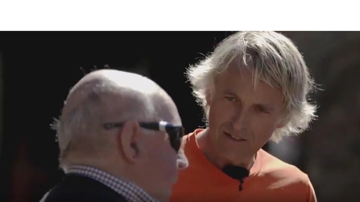 Jesús Calleja en su reportaje sobre Laciana. DL