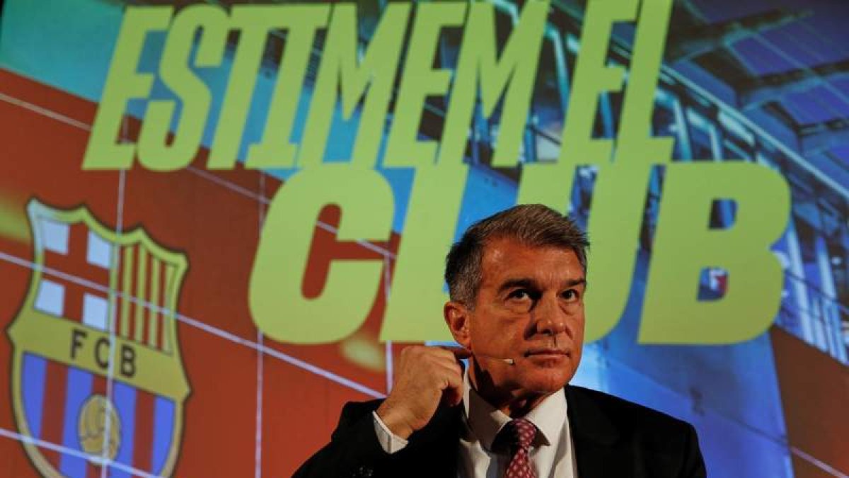 Joan Laporta tomará posesión del cargo de presidente del Barça en los próximos días. ALEJANDRO GARCÍA
