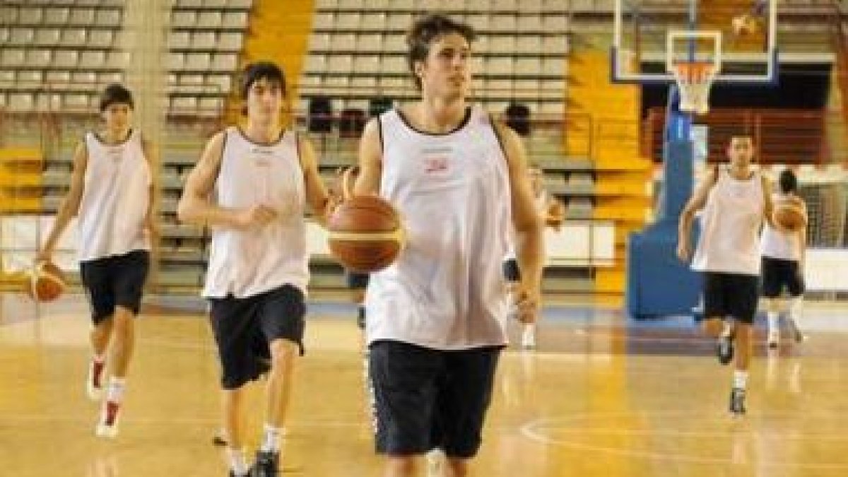 Franco Rocchia, en un entrenamiento de esta temporada.