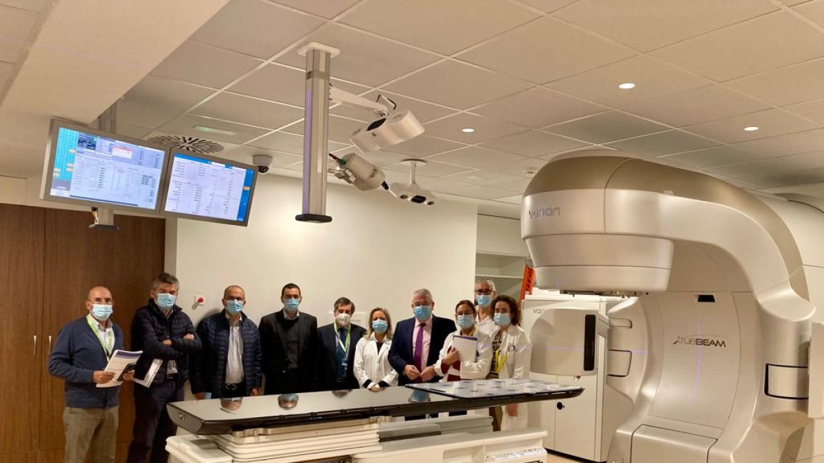 El nuevo acelerador lineal del Caule. HOSPITAL DE LEÓN