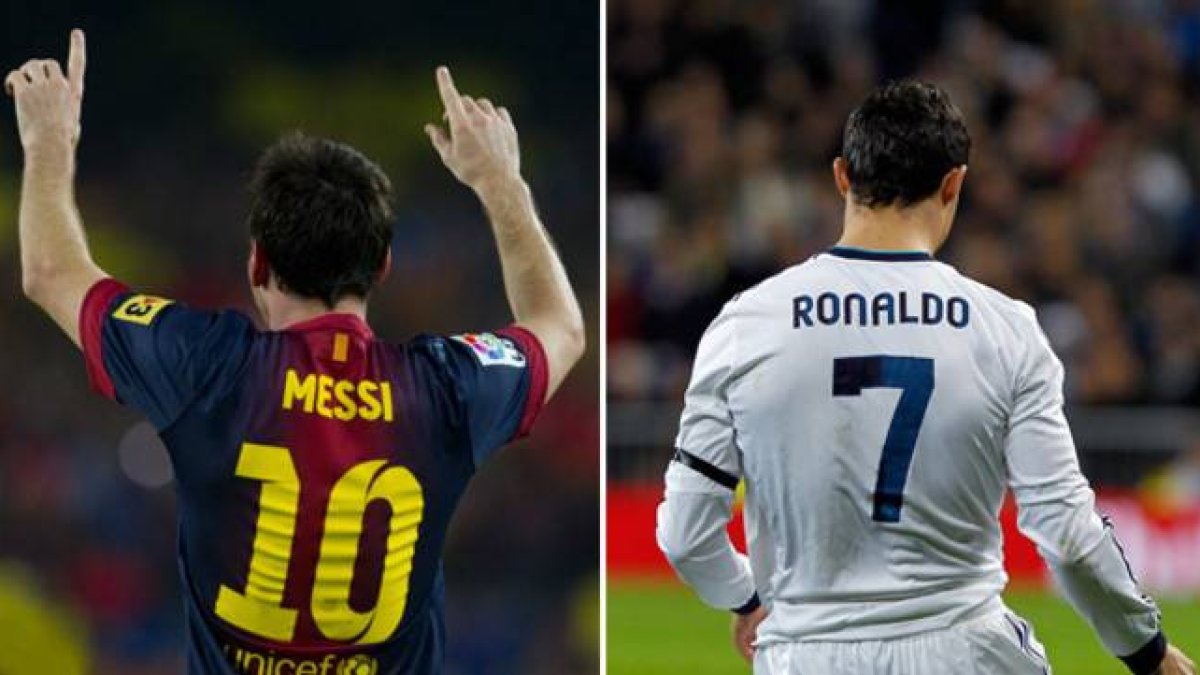Lionel Messi y Cristiano Ronaldo.