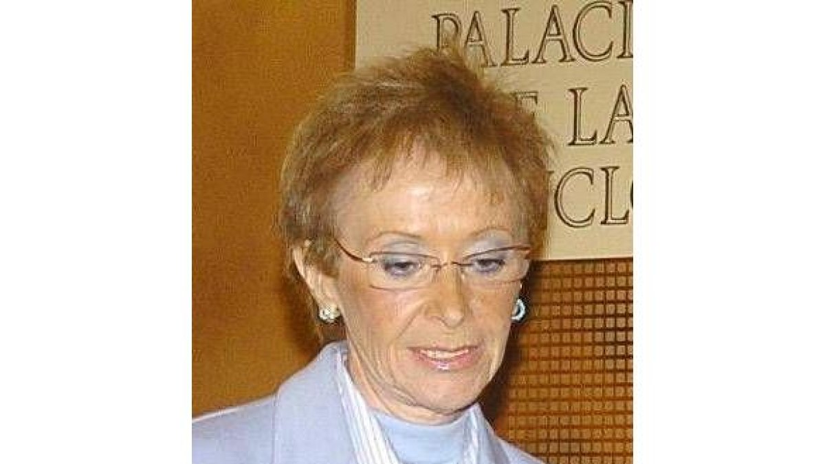 La vicepresidenta primera, María Teresa Fernández de la Vega