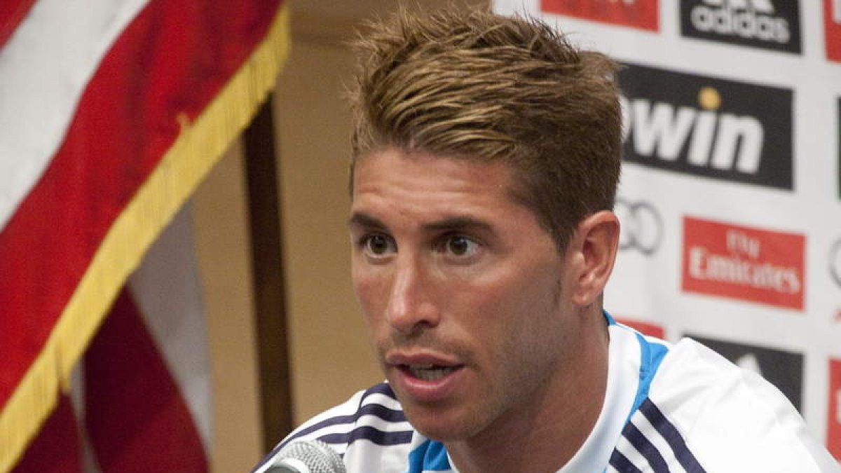 Ramos durante la rueda de prensa en las instalaciones de la Universidad de California.
