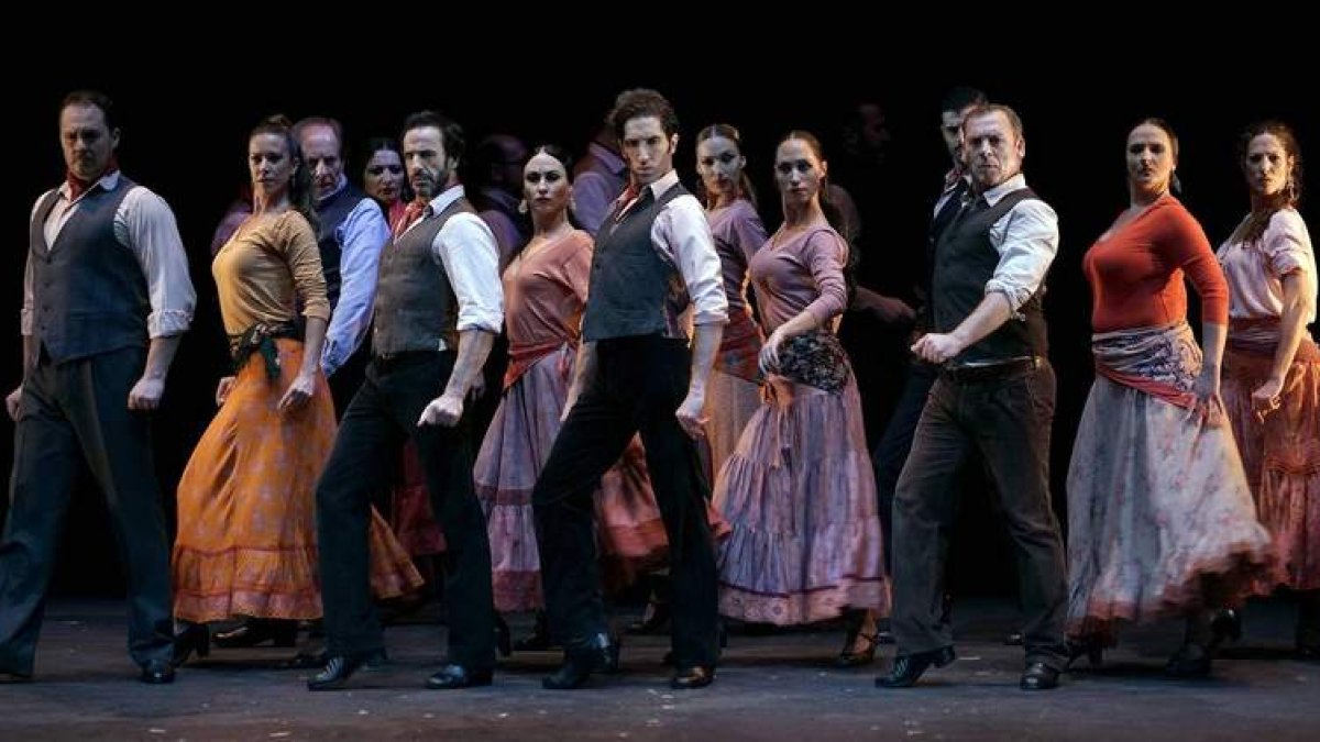 Una escena del ballet ‘Fuego’, a cargo de la Compañía Antonio Gades. DL
